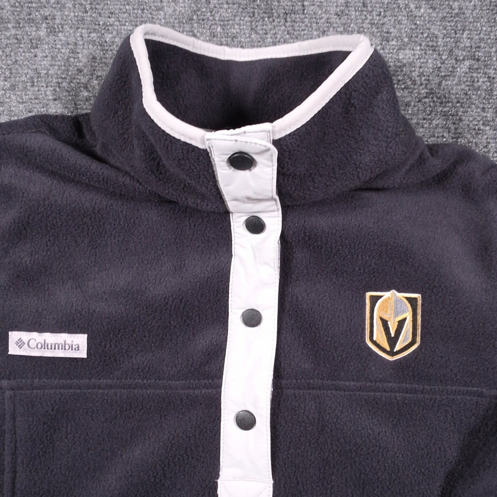 NWT Columbia Benton Springs Pullover Womens M Vegas Golden Knights 1/2 Snap NHL